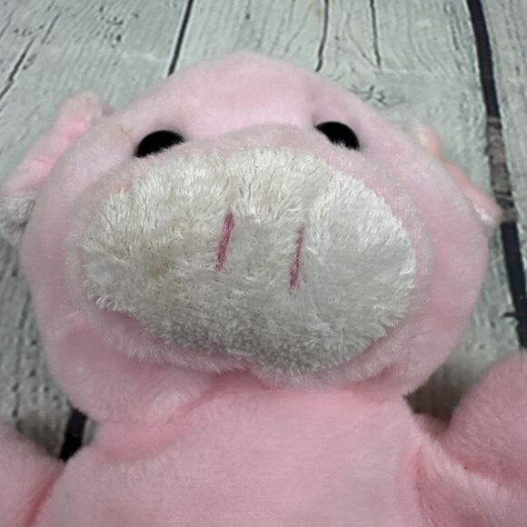 Grey‎ Elephant And Pink Pig Plush Hand Puppets Best Made Toys Lot Of 2 - Picture 5 of 10